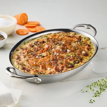 Hestan Provisions forma de gratinar oval - Aberto, 30x21 cm - Hestan