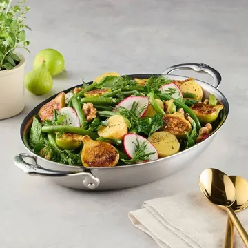 Hestan Provisions forma de gratinar oval - Aberto, 30x21 cm - Hestan