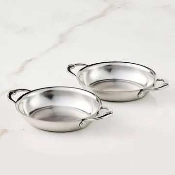 Hestan Provisions forma de gratinar oval - Mini, aberto, 2-pack, 17 cm - Hestan