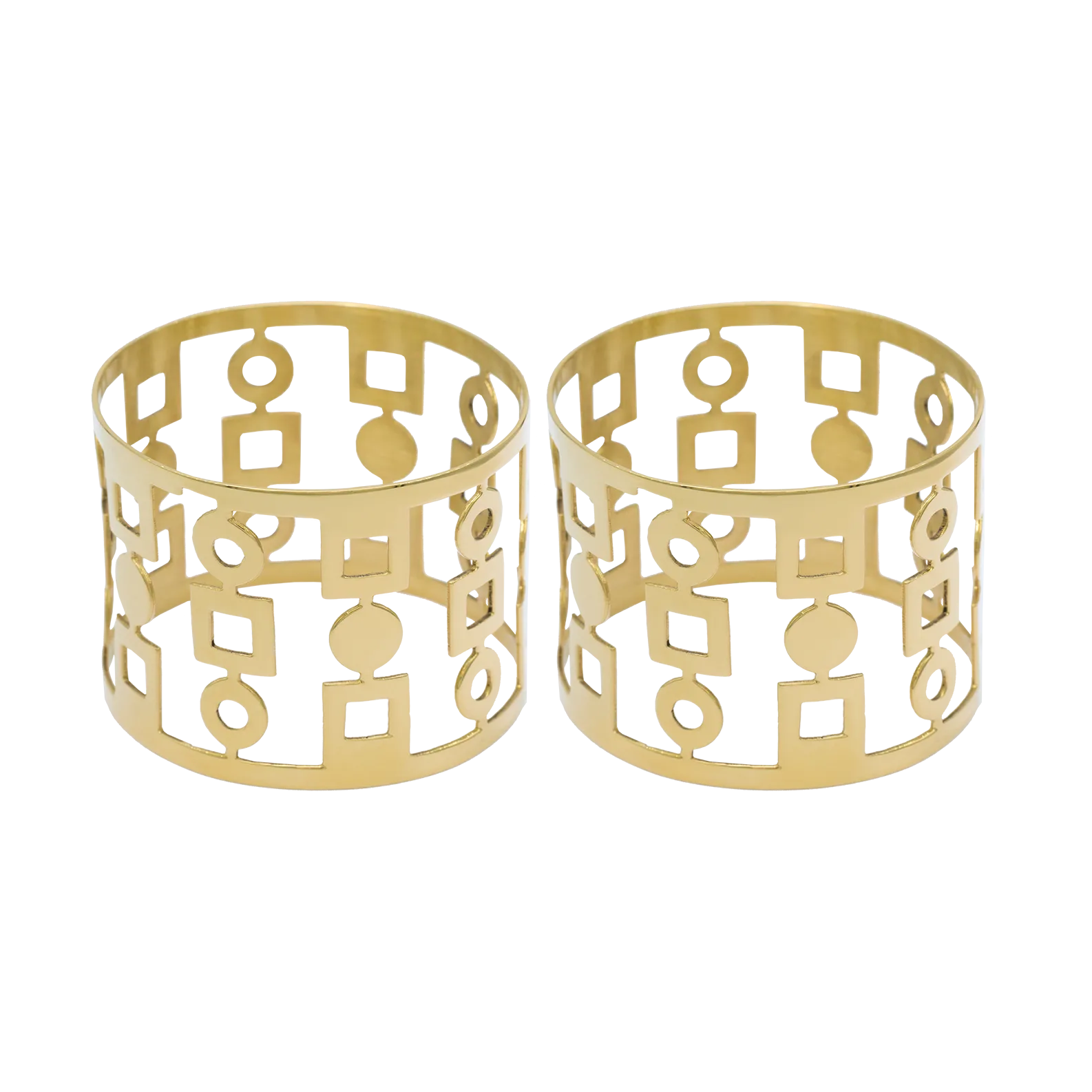 Anima anéis de guardanapo 2 unid., Mässing Hilke Collection