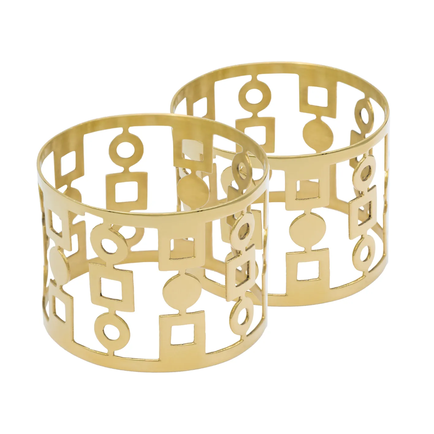 Anima anéis de guardanapo 2 unid., Mässing Hilke Collection