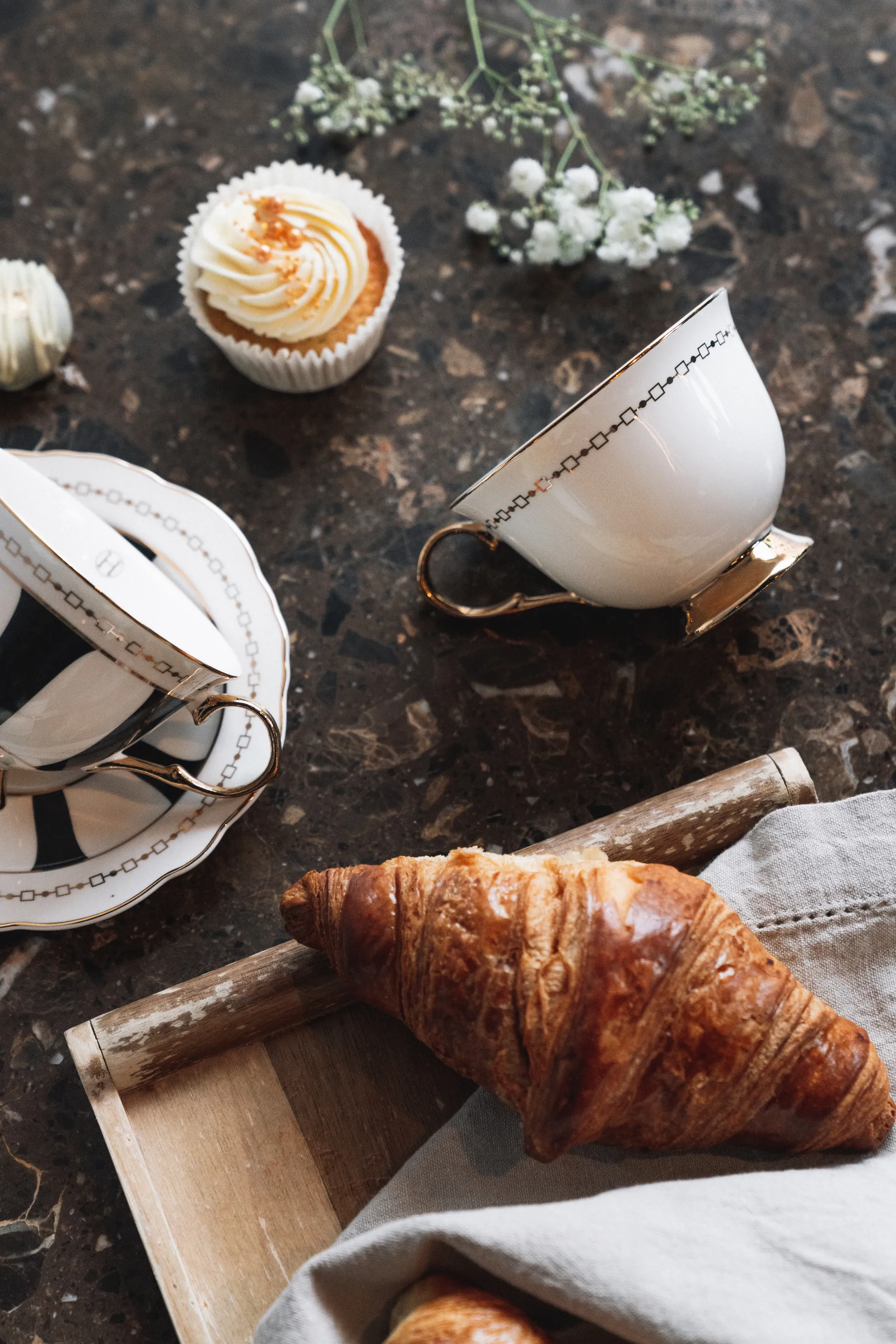 Anima Bianco xícara com pires, 22 cl Hilke Collection