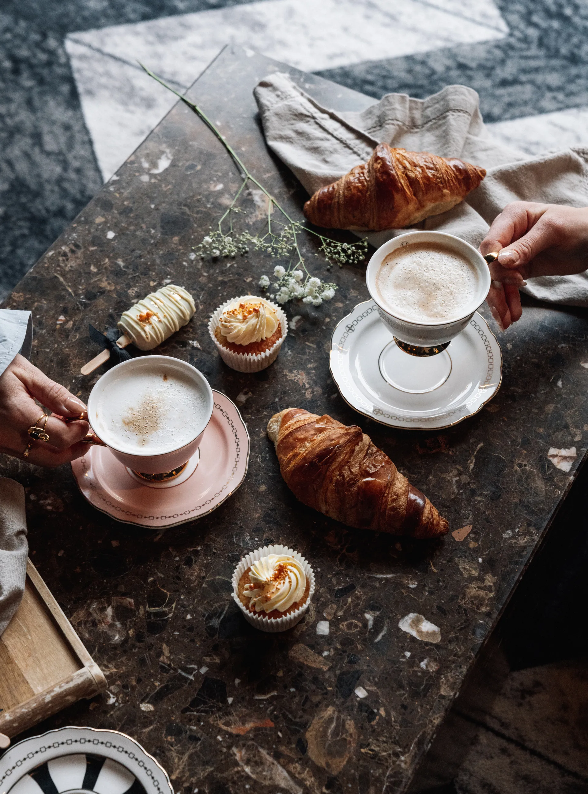 Anima Cielo Rosa xícara com pires, 22 cl Hilke Collection