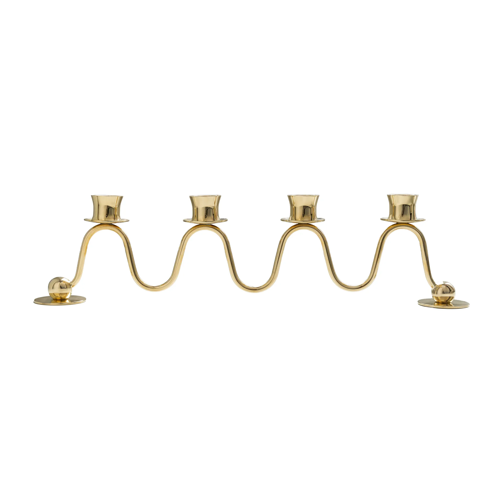 Candelabro do Advento Lignano Sabbiadoro, Latão Hilke Collection