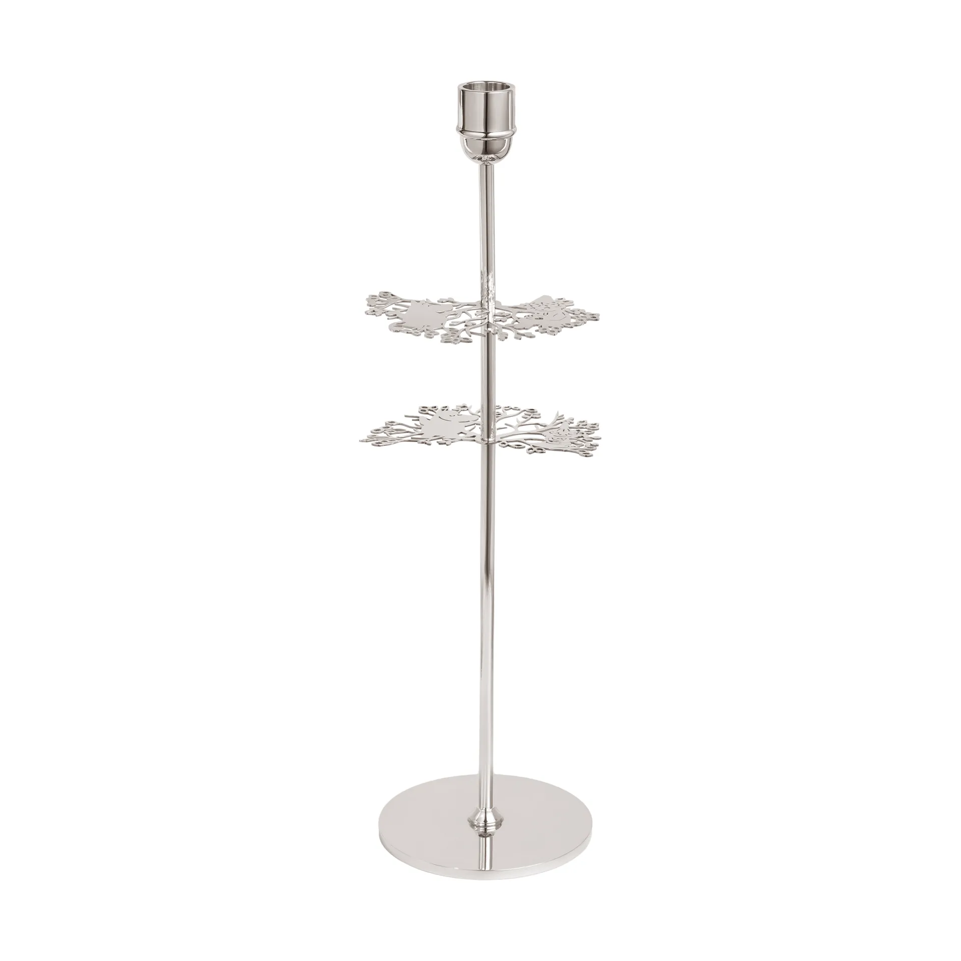 Castiçal Hilke X Mumin No.2, Latão niquelado Hilke Collection