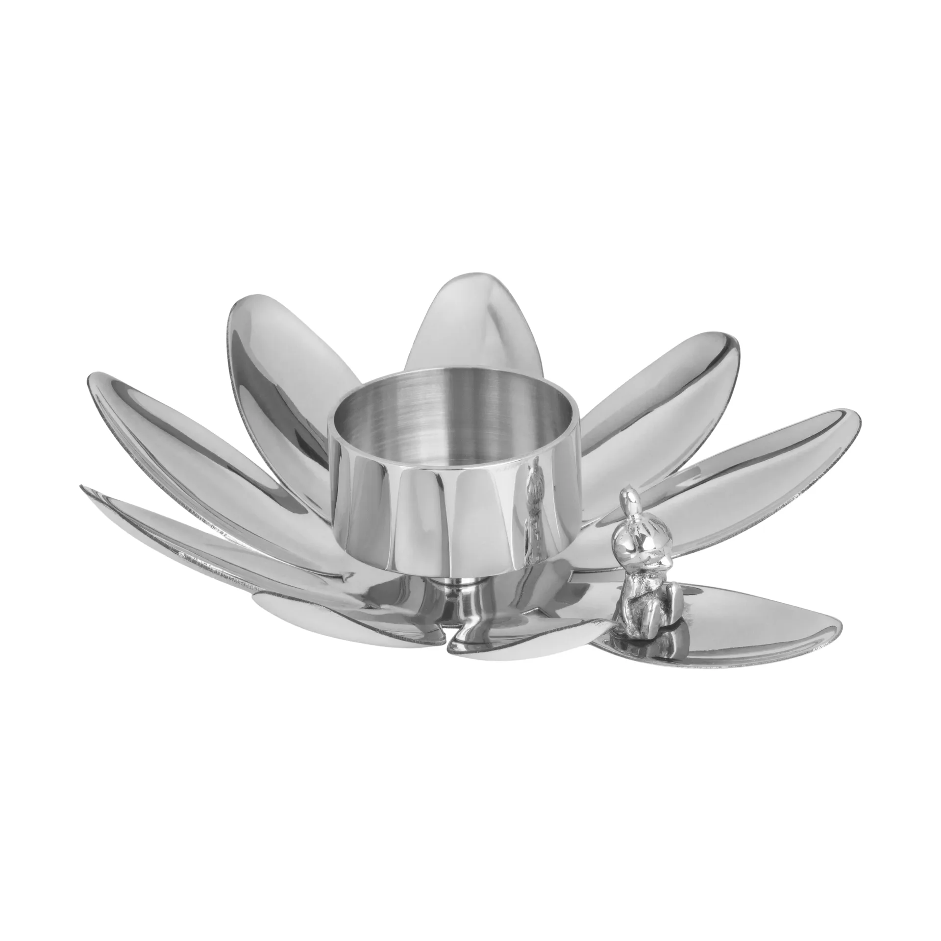 Hilke X Mumin Lilla My suporte para vela, Latão niquelado Hilke Collection