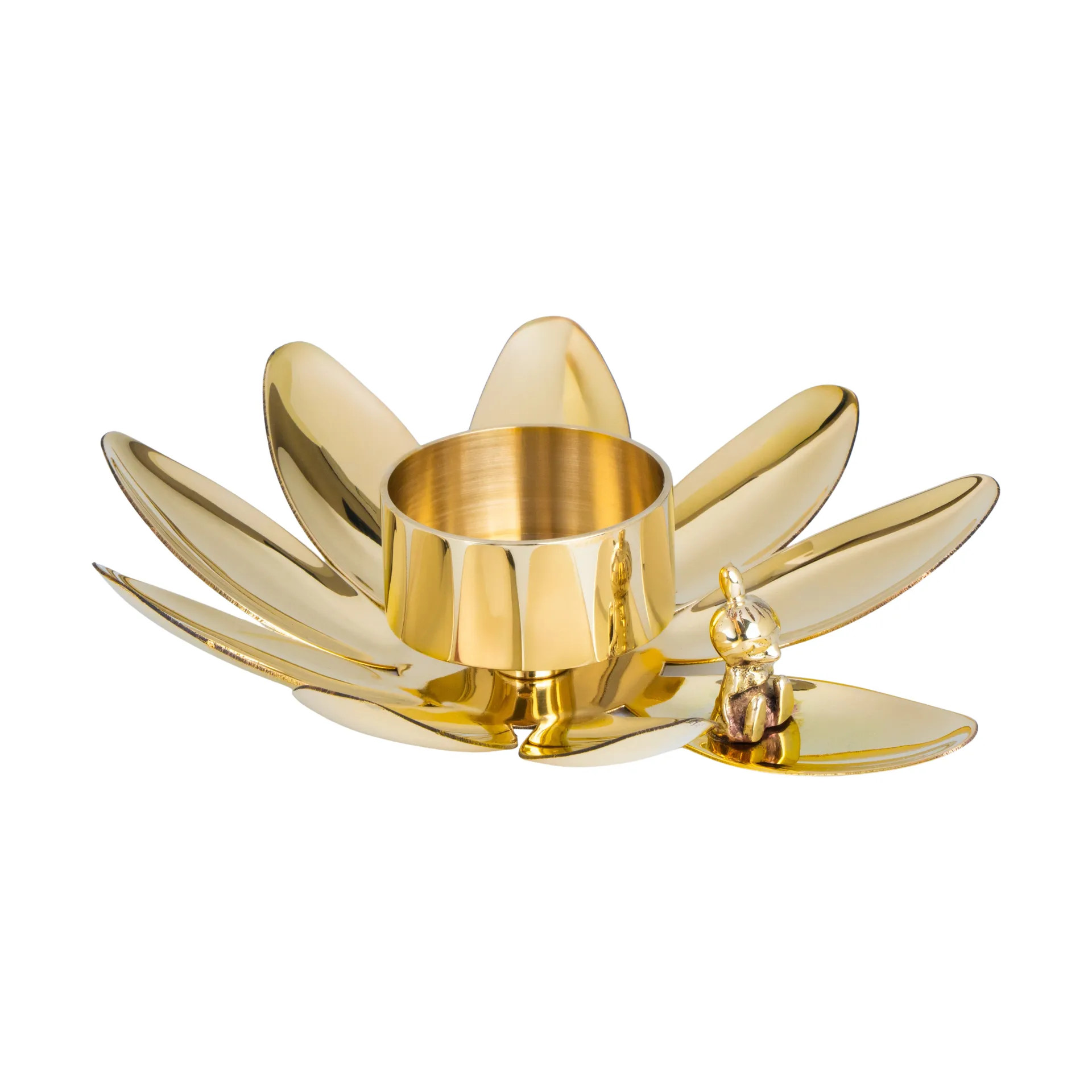 Hilke X Mumin Lilla My suporte para vela, Latão Hilke Collection