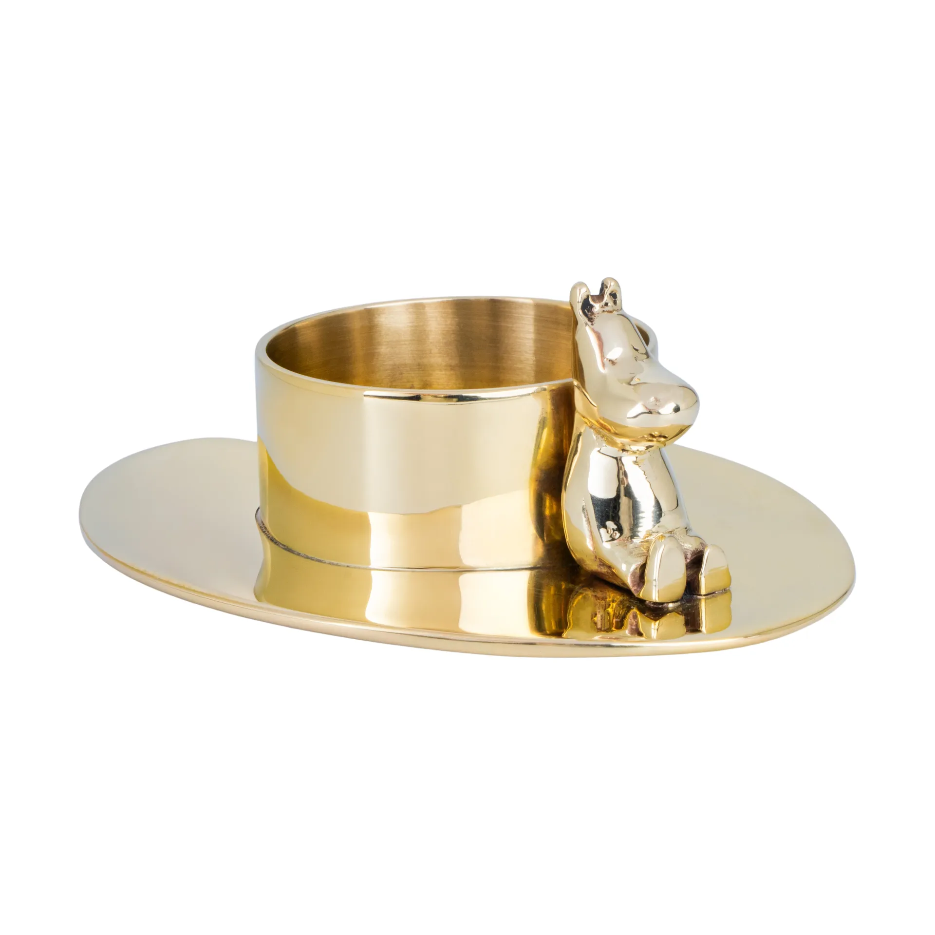 Hilke X Mumin No.3 suporte para vela, Latão Hilke Collection