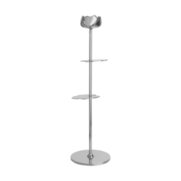 Ninfea Alta suporte para vela 35 cm - Latão niquelado - Hilke Collection