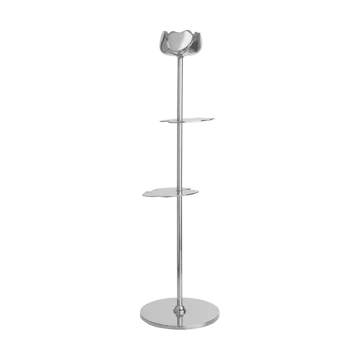 Ninfea Alta suporte para vela 40 cm - Latão niquelado - Hilke Collection