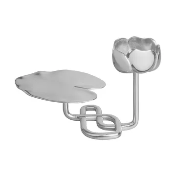 Ninfea No.1 suporte para vela - Latão niquelado - Hilke Collection