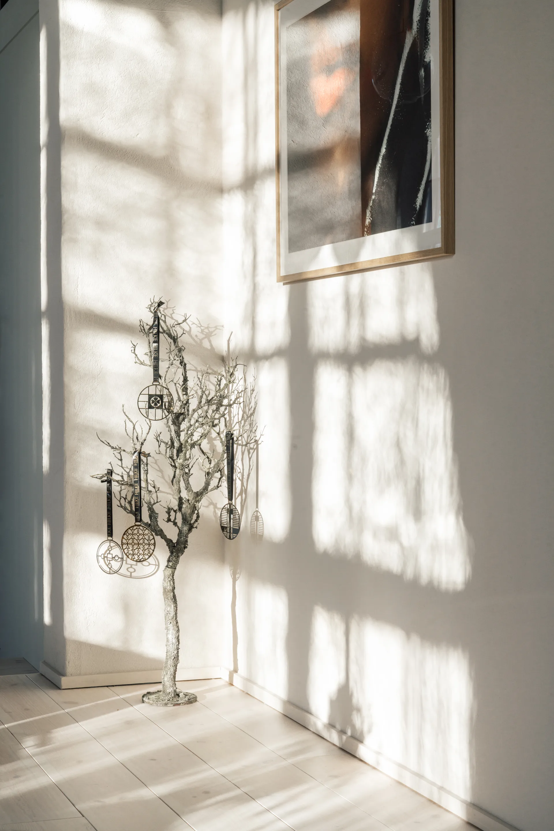 Piano enfeite de árvore , Latão niquelado Hilke Collection