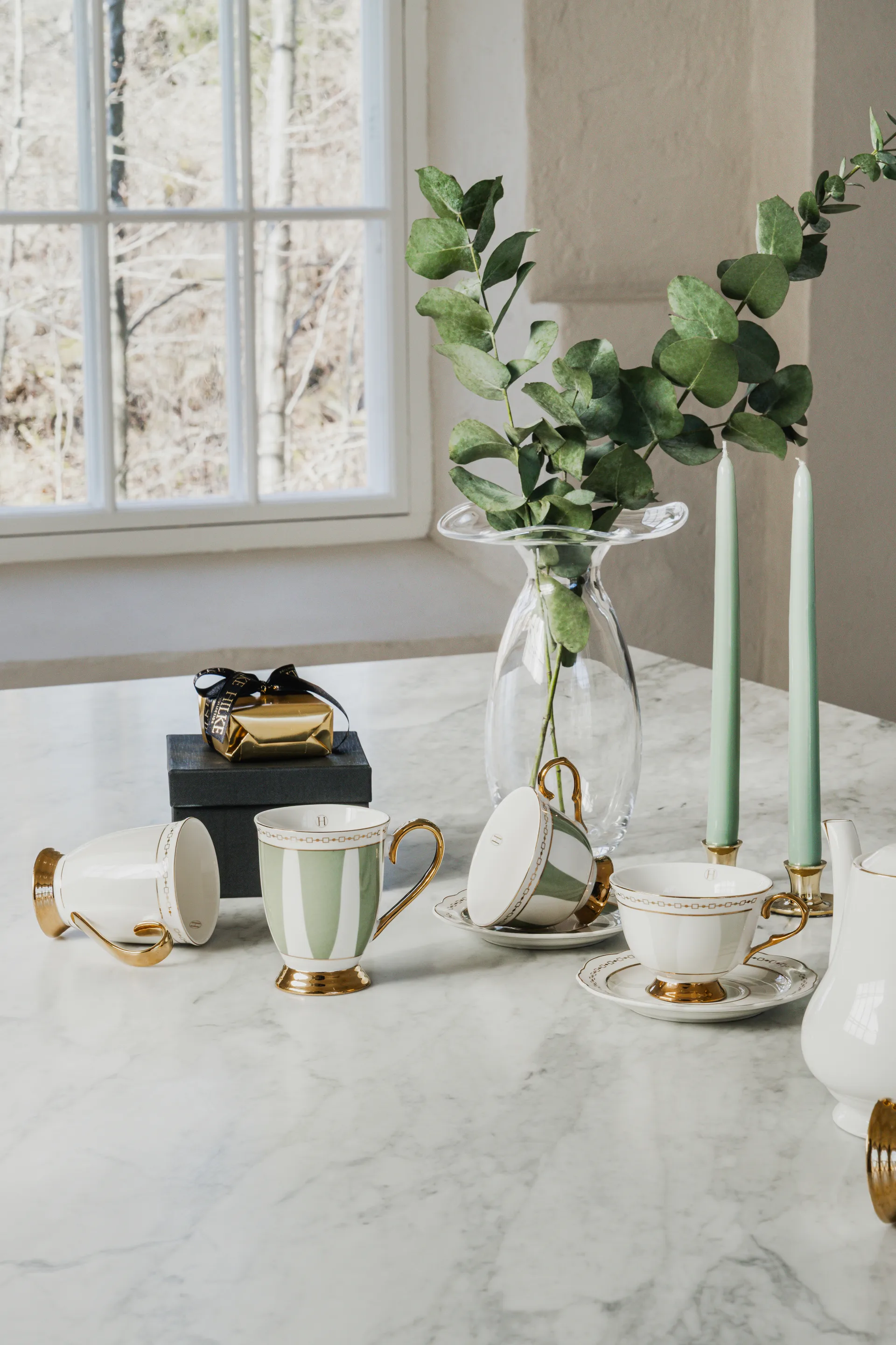 Strisce Salvia caneca, 28 cl Hilke Collection