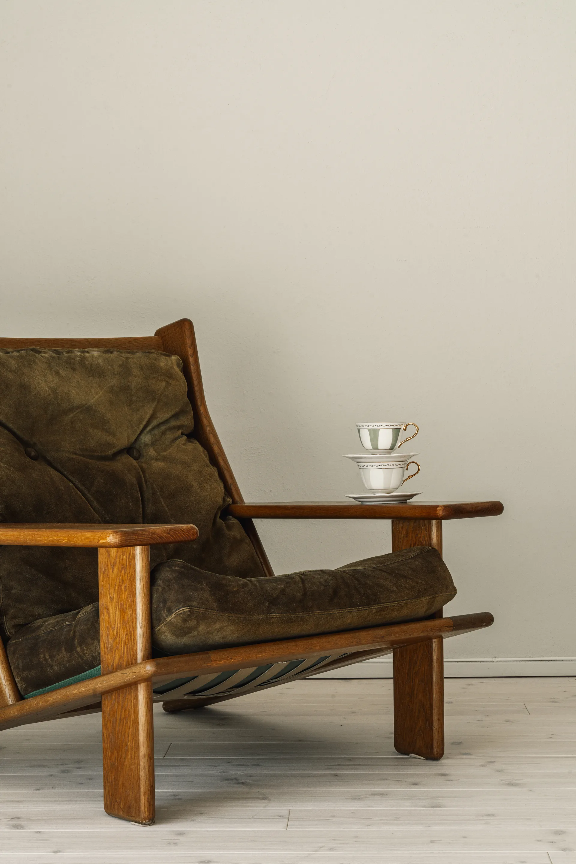 Strisce Tortora xícara com pires  , 22 cl Hilke Collection