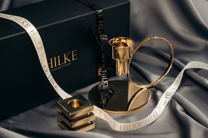 Suporte de velas Cara, Latão maciço Hilke Collection