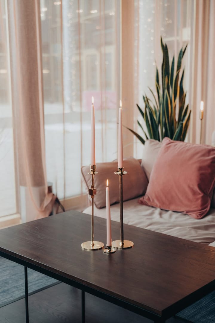 Suporte de velas Como 40 cm, Latão maciço Hilke Collection