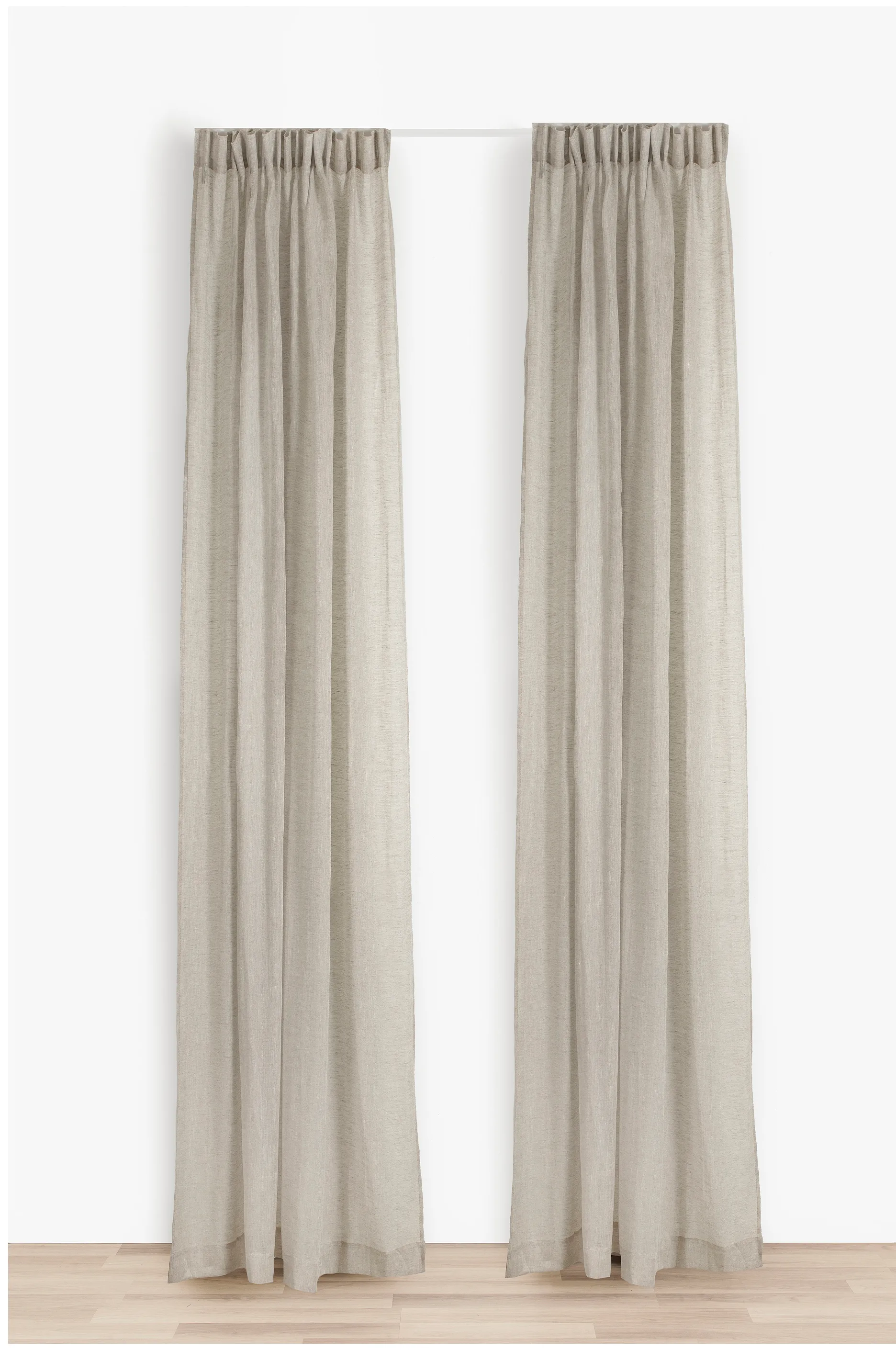 Cortina com faixa reforçada Springtime 140x290 cm, Oatmeal Himla