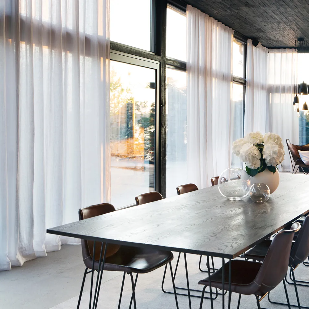 Cortina com gravata Sunshine 140x290 cm, Ash (cinza) Himla