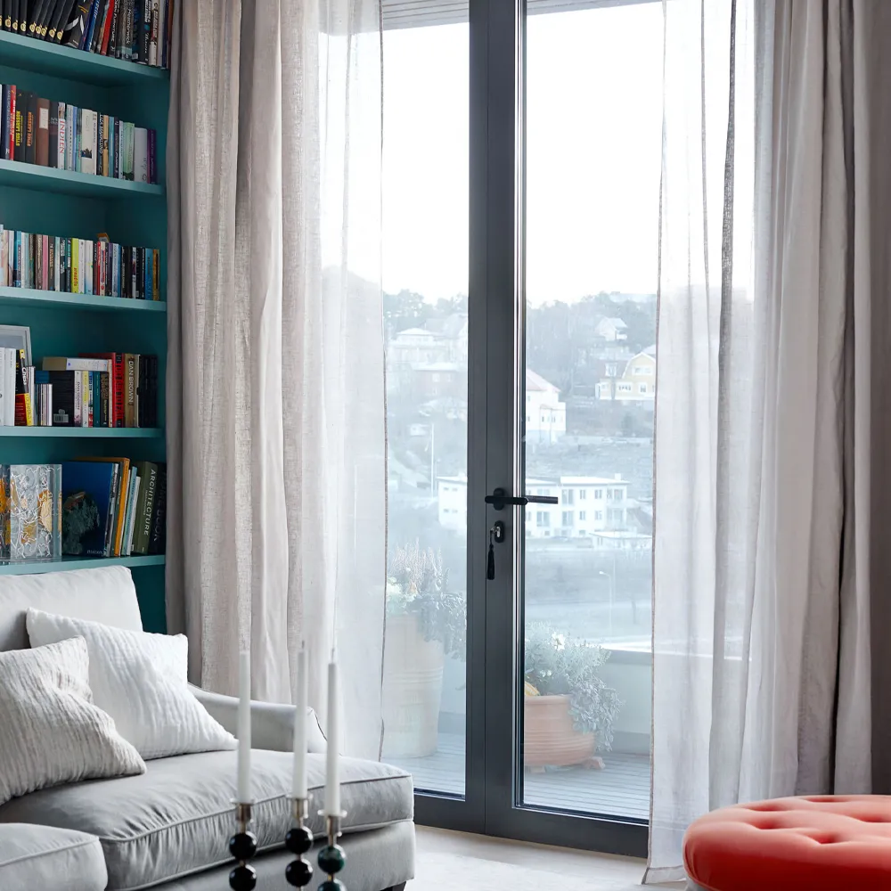 Cortina com gravata Sunshine 140x290 cm, Ash (cinza) Himla