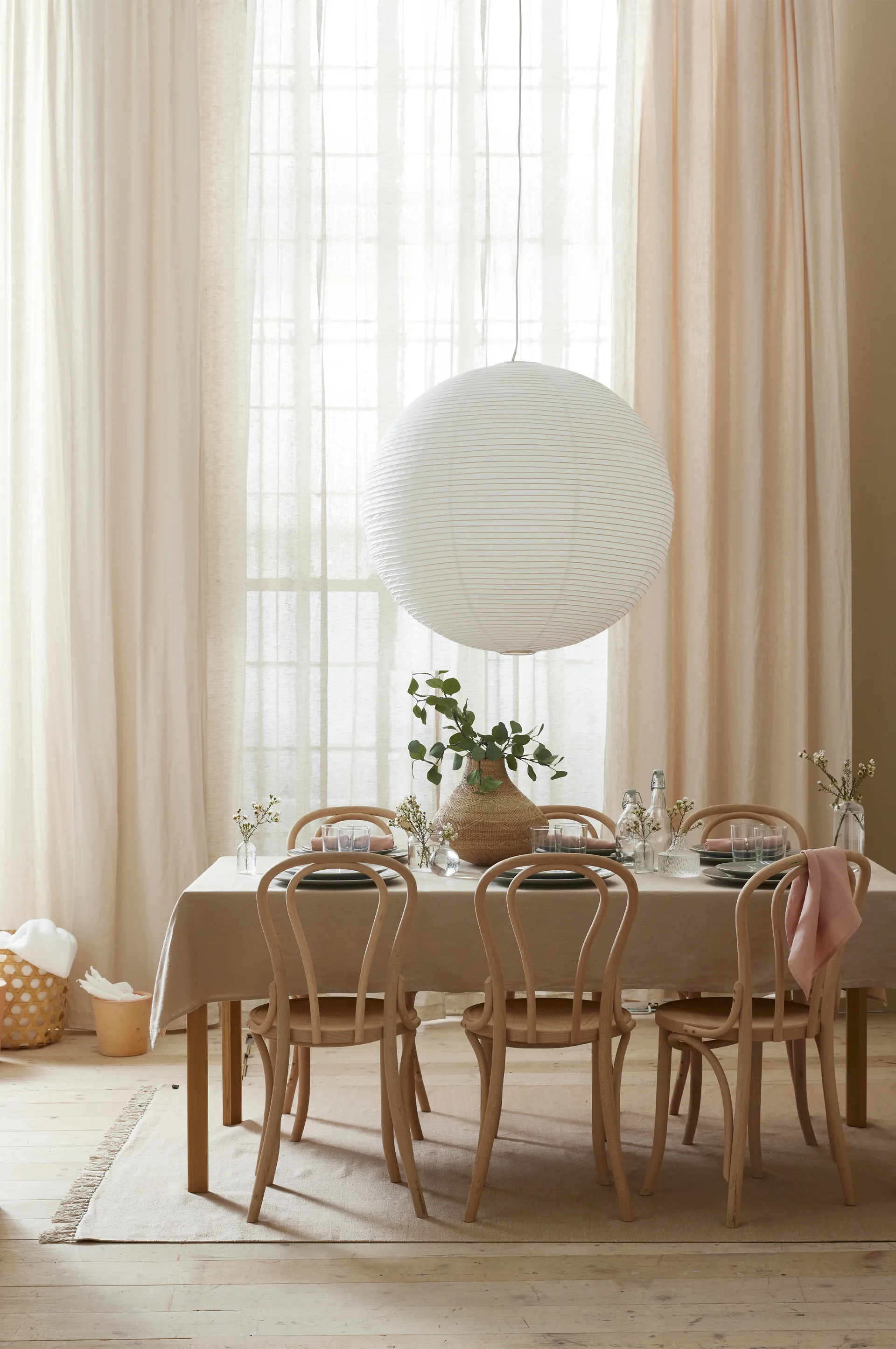 Cortina Dalsland com fita & calha 145x250 cm, Oatmeal Himla