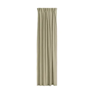 Cortina Sunrise com banda plissada 140x290 cm - Organic (verde) - Himla