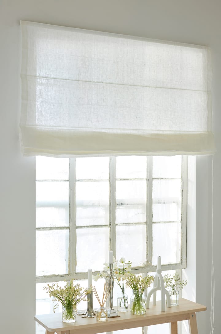 Estore de tecido Miramar Roman 140x180 cm, Branco Himla
