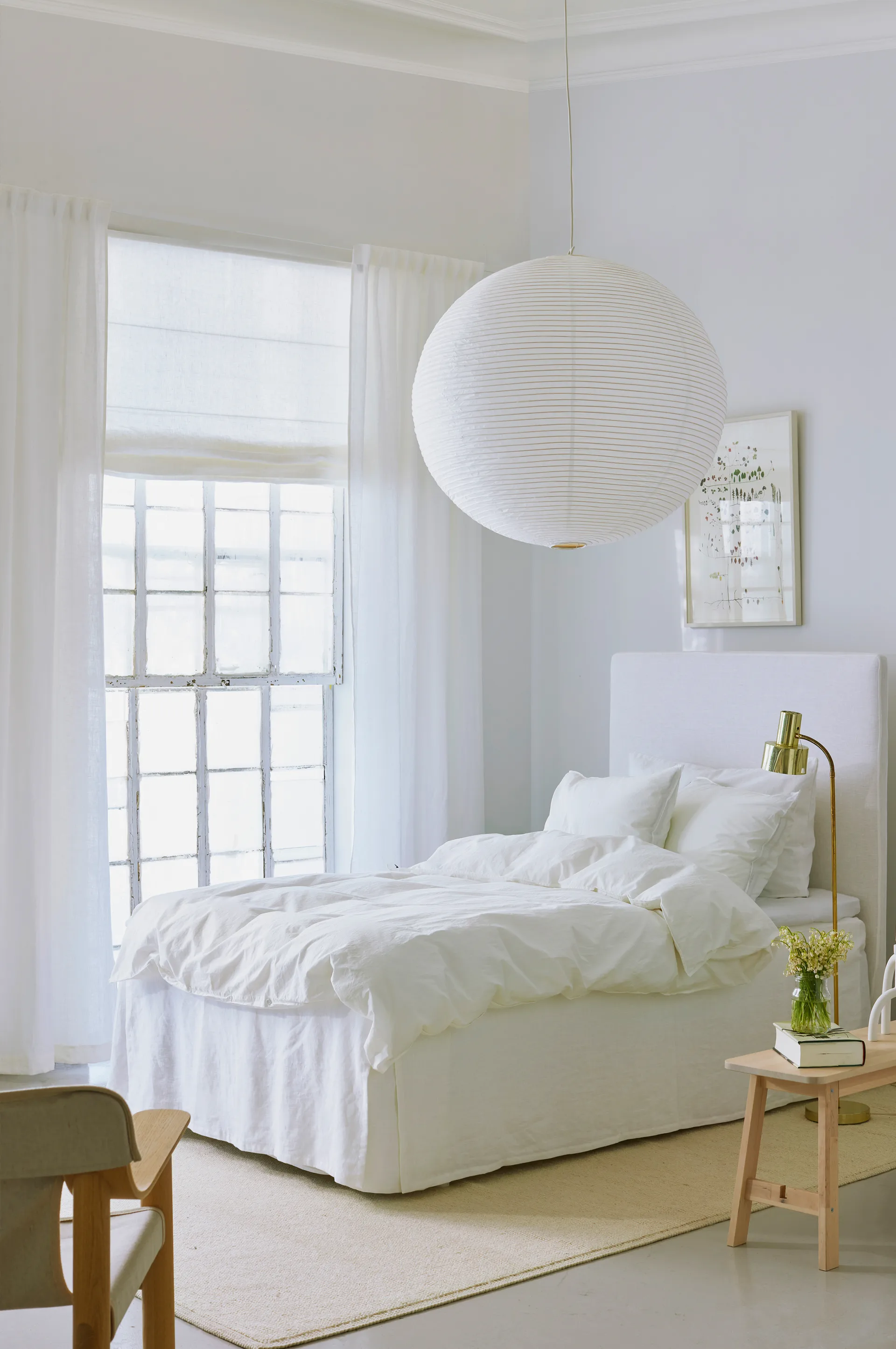 Estore de tecido Miramar Roman 160x180 cm, Branco Himla