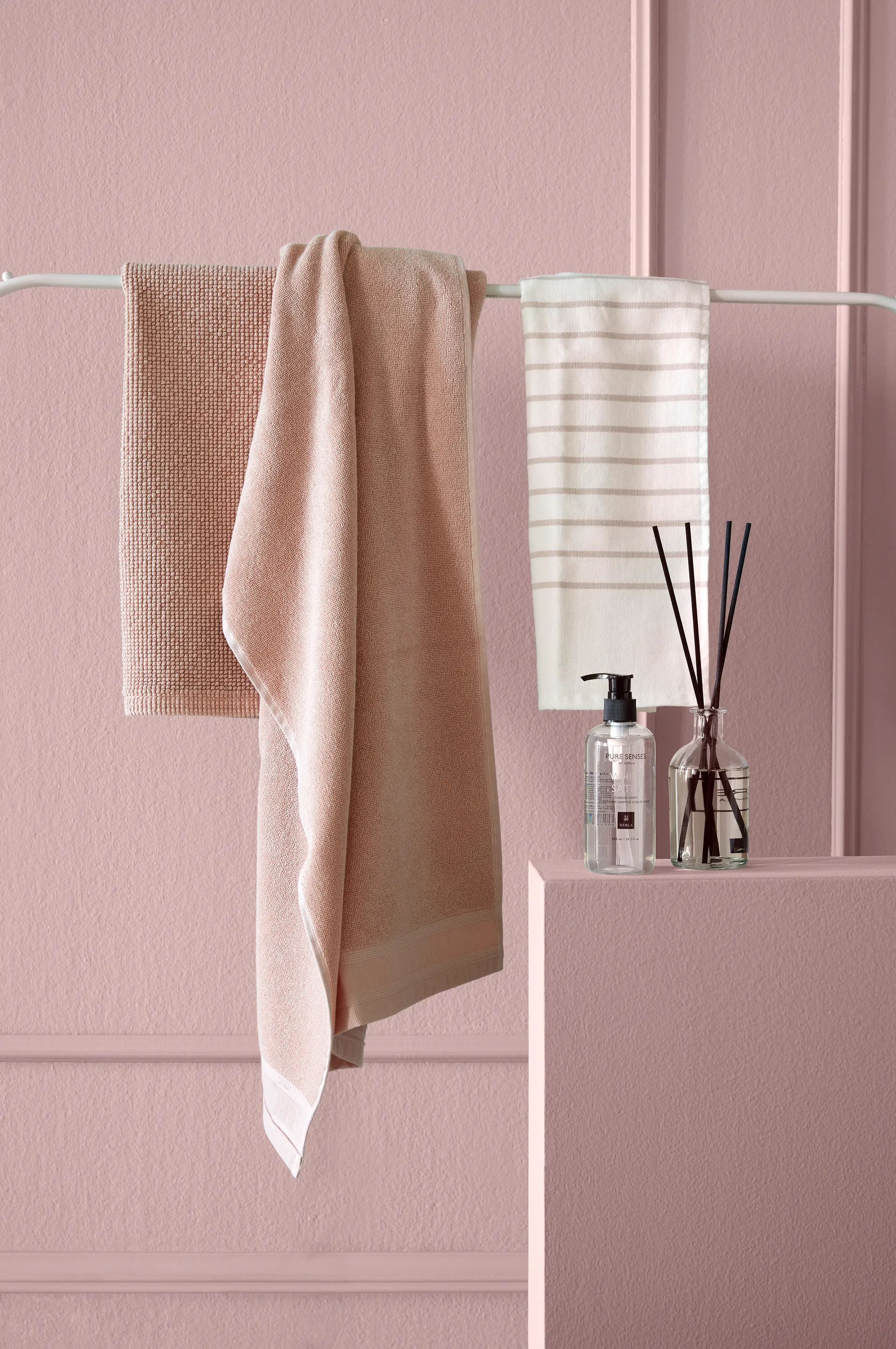 Lina toalha 100x150 cm, Powder Himla