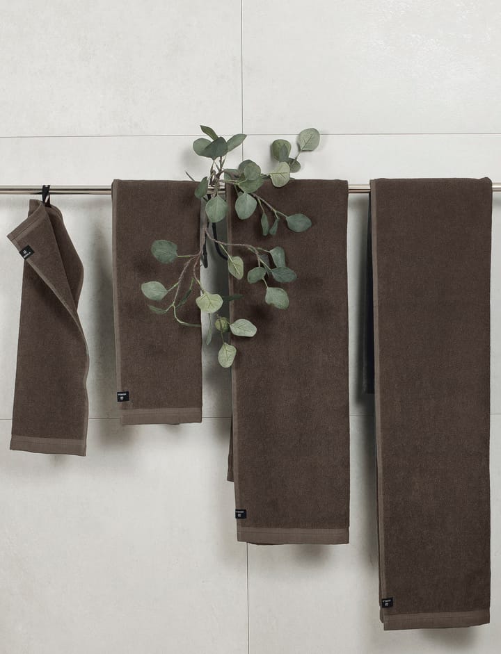 Lina toalha cor de chocolate, 70x140 cm Himla