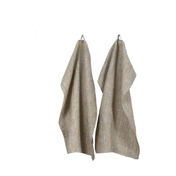 Linus toalha de cozinha 50x70 cm - Kohl-natural - Himla