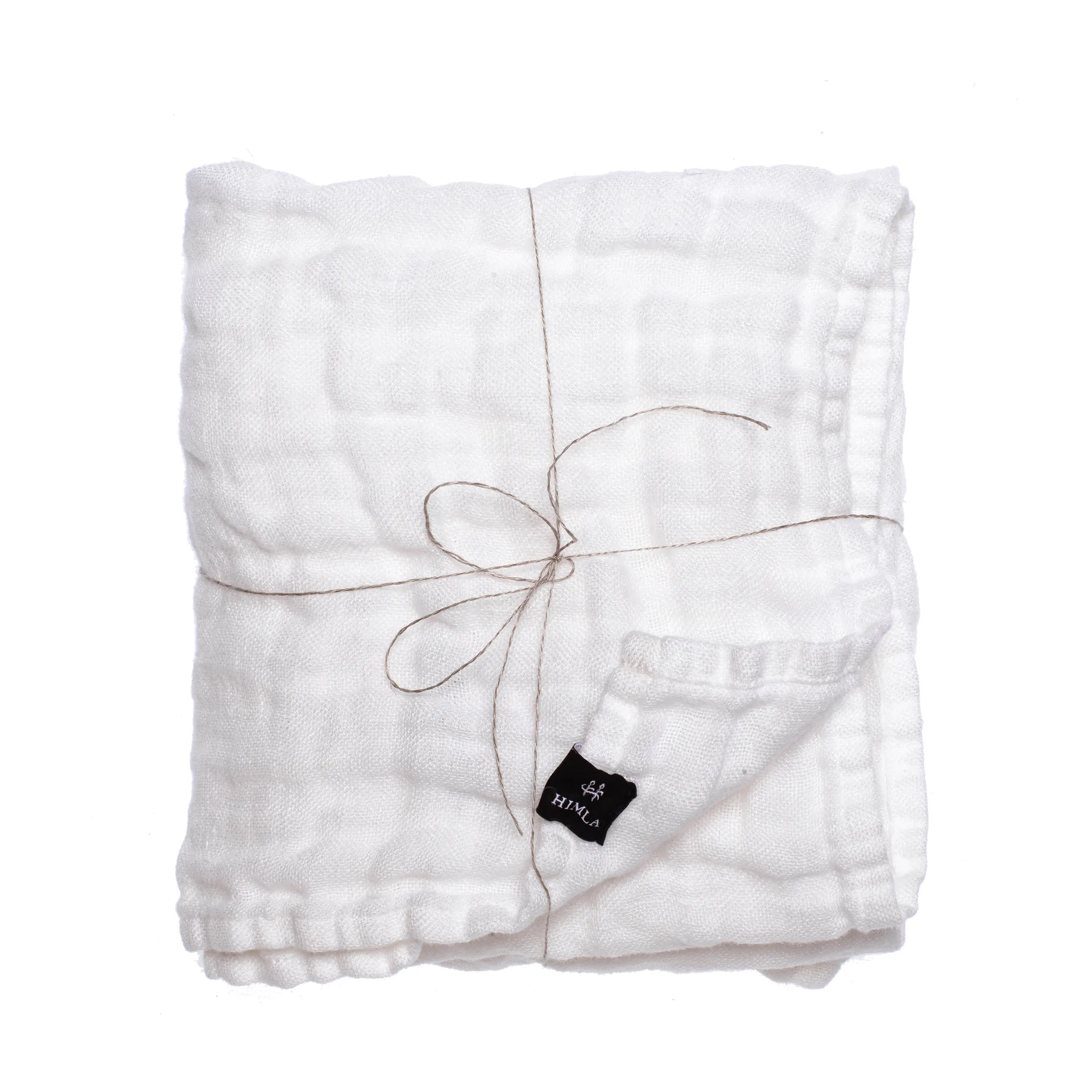 Manta de bebé HanneLinen 60x110 cm, White-white Himla