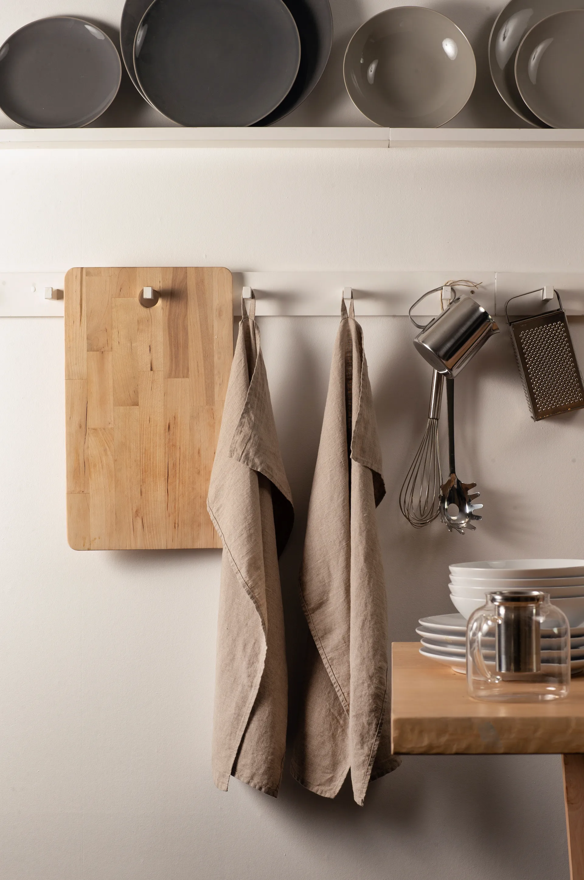 Pano de cozinha Sunshine, 2 un, Natural Himla