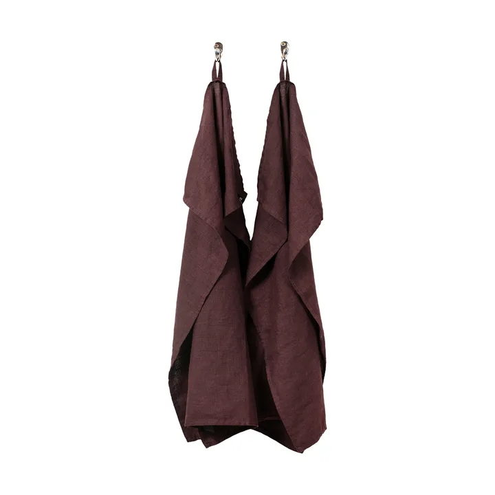 Pano de cozinha Sunshine 50x70 cm 2-pack - Burgundy (vermelho) - Himla