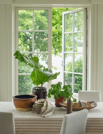 Riviera Toalha de mesa 145x330 cm - Areia - Himla