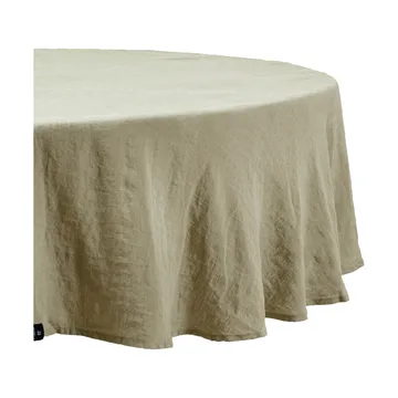 Sunrise toalha de linho redonda - Organic (verde), Ø220 cm - Himla