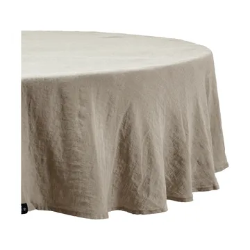 Sunrise toalha de linho redonda - Vintage (cinzento), Ø220 cm - Himla