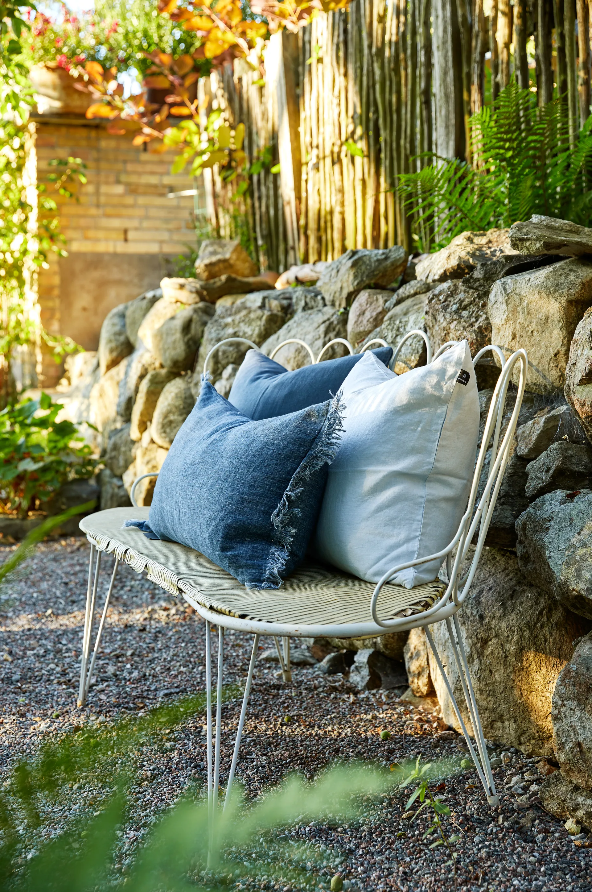 Sunshine capa de almofada 50x50 cm, Silence (azul) Himla