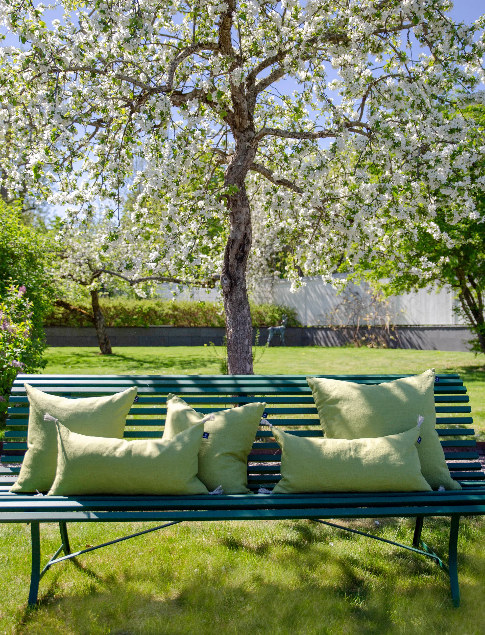 Sunshine capa de almofada com borlas 30x60 cm, Greenery Himla