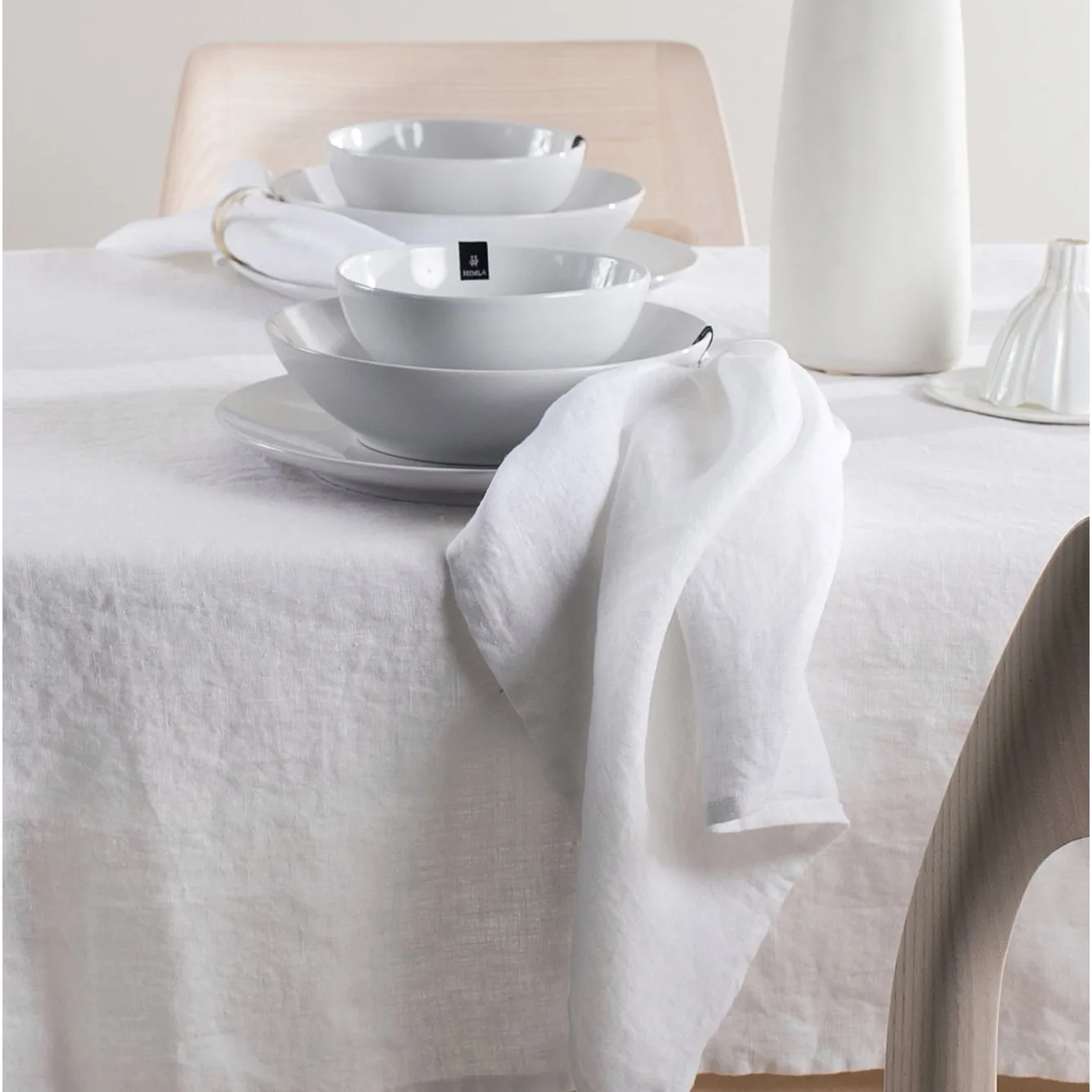 Sunshine guardanapos 4 unidades, branco Himla