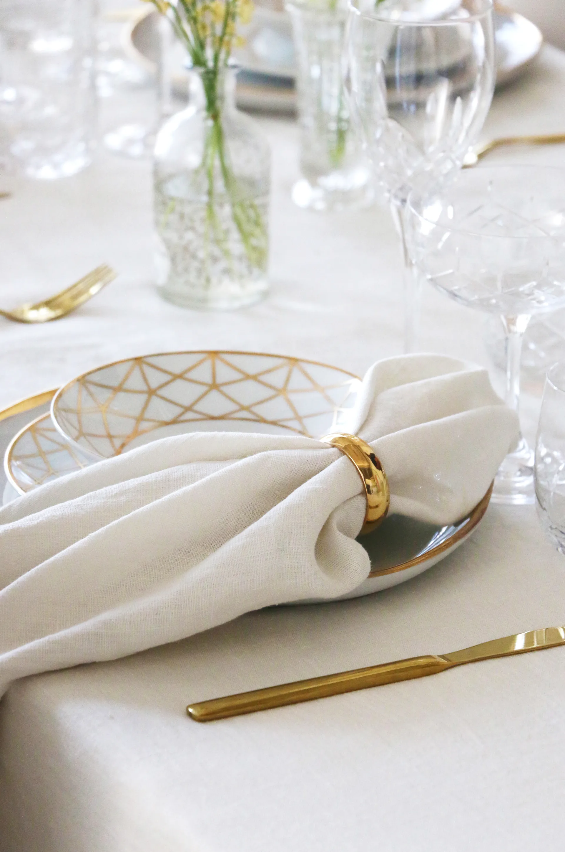 Sunshine guardanapos 4 unidades, Fog (beige) Himla