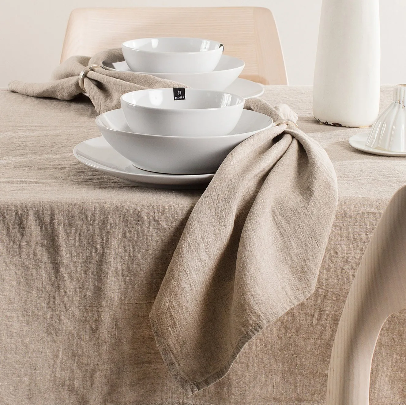 Sunshine guardanapos 4 unidades, natural beige Himla