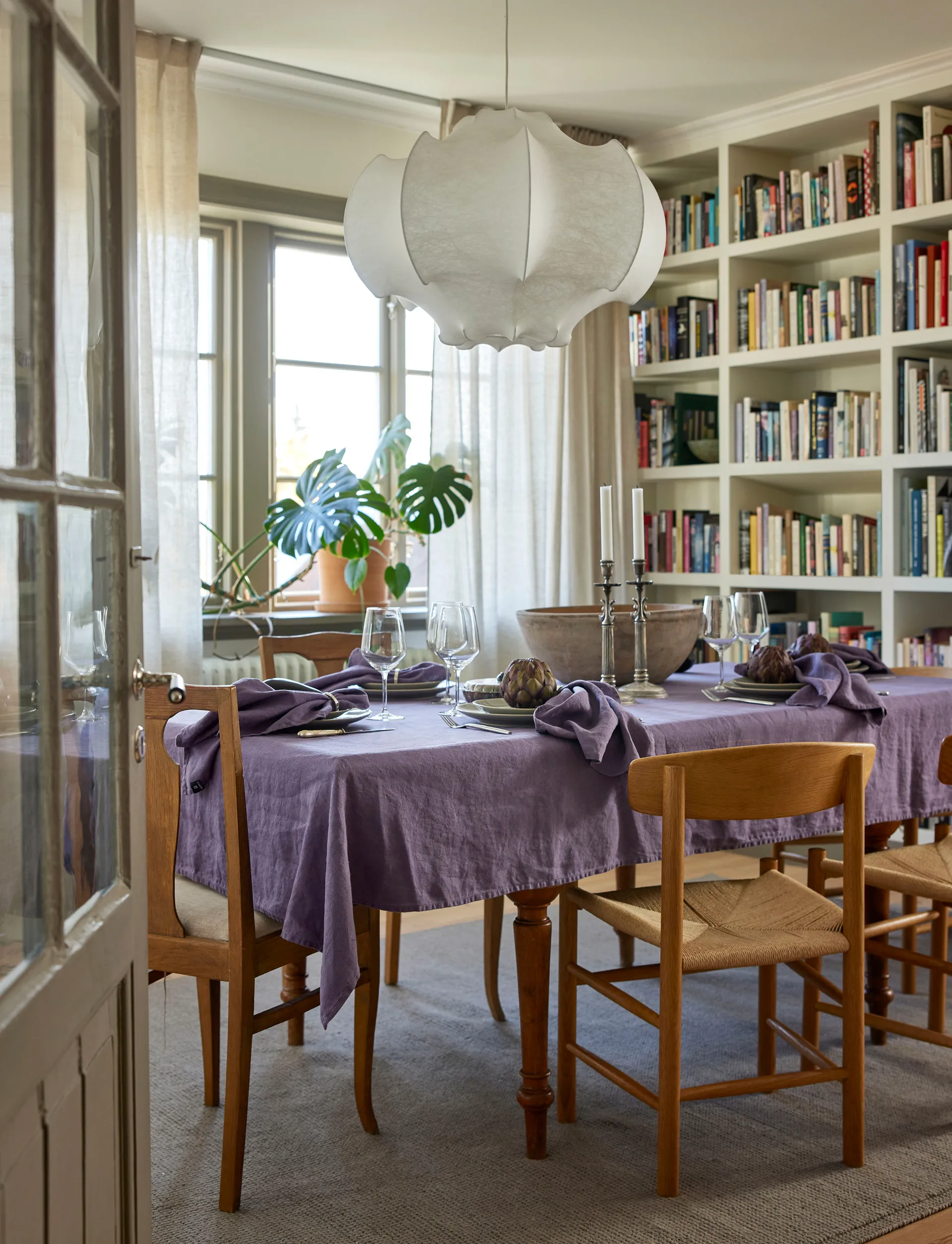 Sunshine toalha de mesa, Lavanda, 145x330 cm Himla