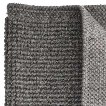 Tapete de lã cinza aço Himla - 60x90 cm - Himla