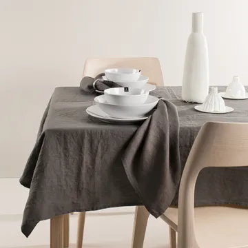 Toalha de mesa Sunshine 140x250 cm - Charcoal (cinza escuro) - Himla