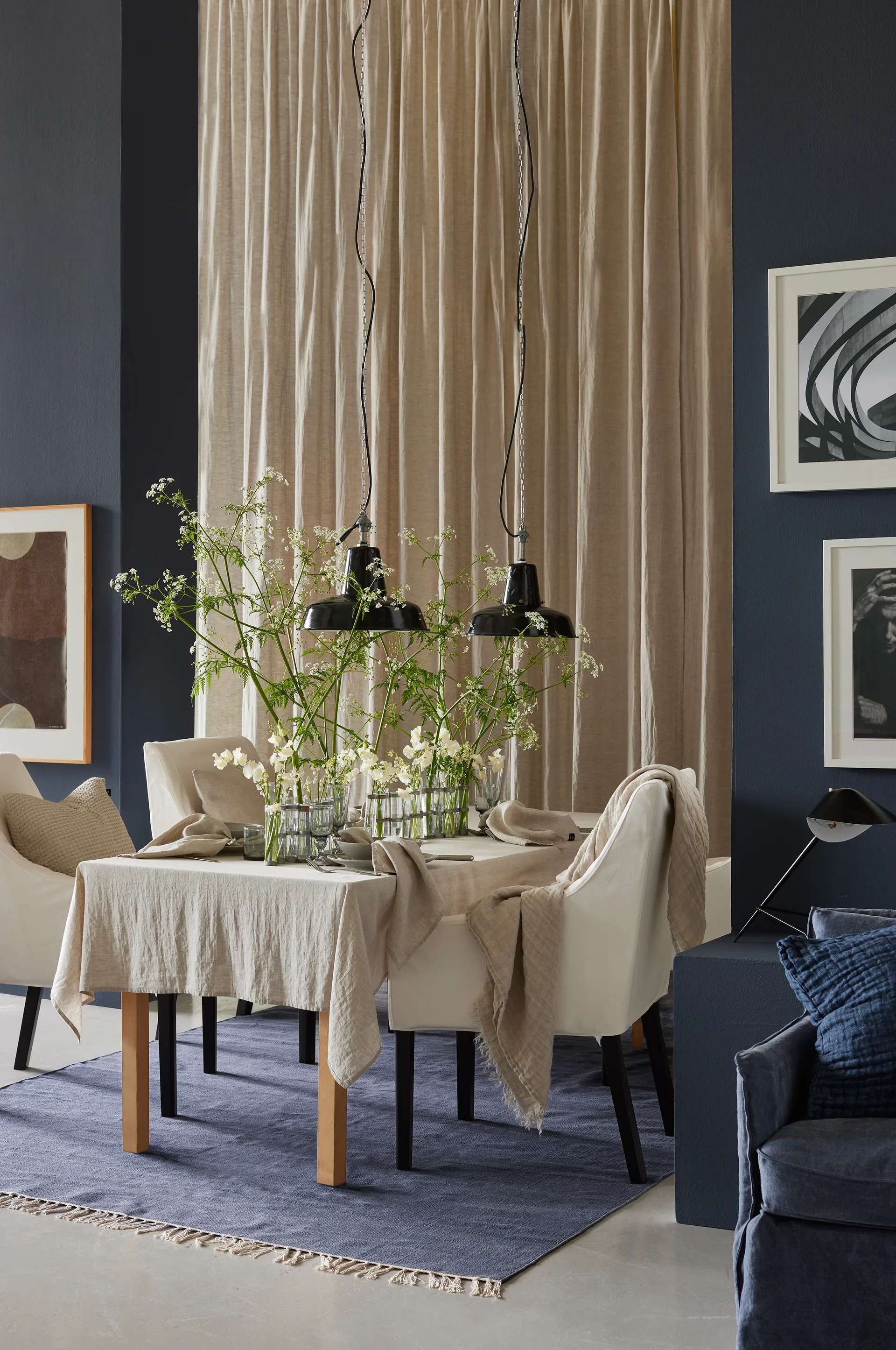 Toalha de mesa Sunshine 145x330 cm, Oatmeal (Natural) Himla