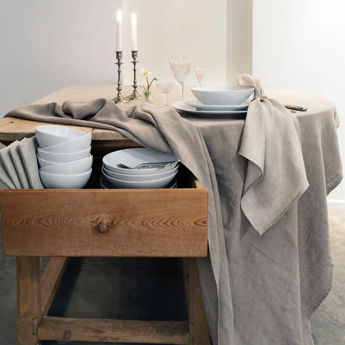 Toalha de mesa Sunshine natural, 145x330 cm Himla