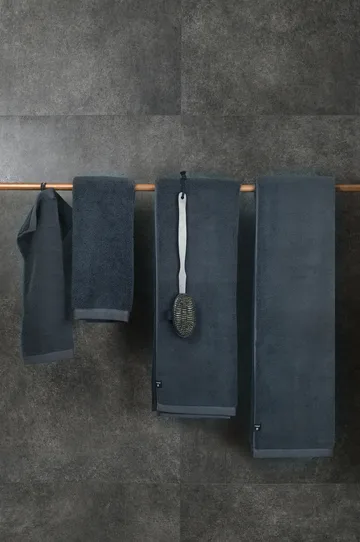 Toalha orgânica blue shadow Maxime - 70x140 cm - Himla