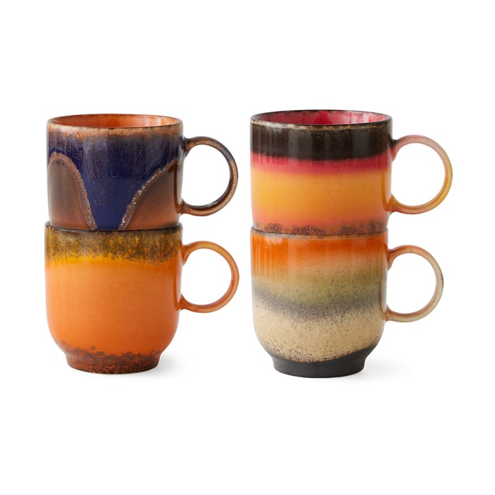 70's caneca 25 cl 4 unidades - Brazil - HKliving