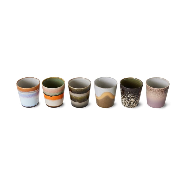 70's caneca 25 cl 6 unidades - Elements - HKliving