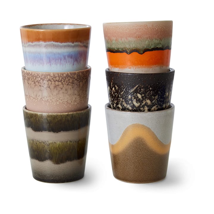 70's caneca 25 cl 6 unidades, Elements HKliving